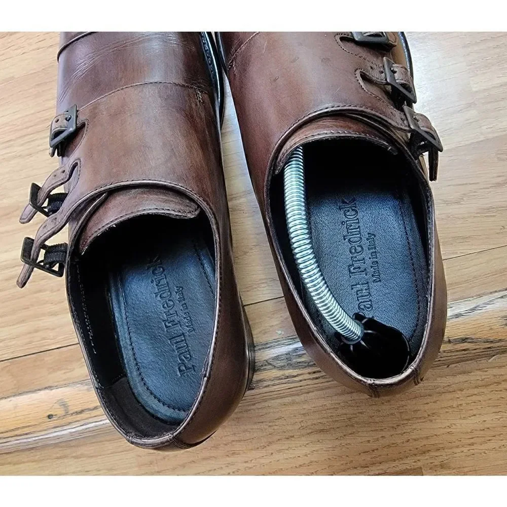 Paul Fredrick Leather Monk Straps  Dress Shoes 10.5